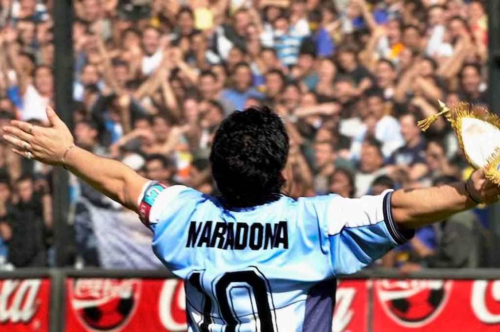 Archivo fotografía de Maradona
