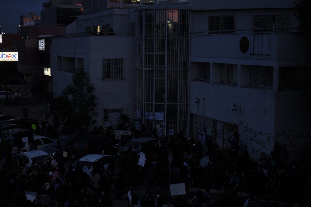 Protesta feminista 8m Tijuana